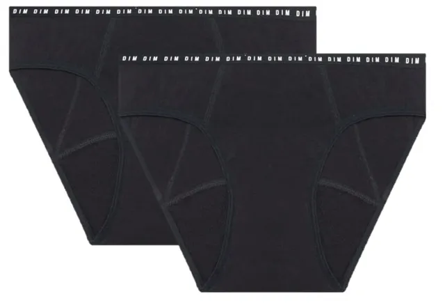 DIM Protect Slip Mestruale Cotone Bio 2 Pezzi Abbondante