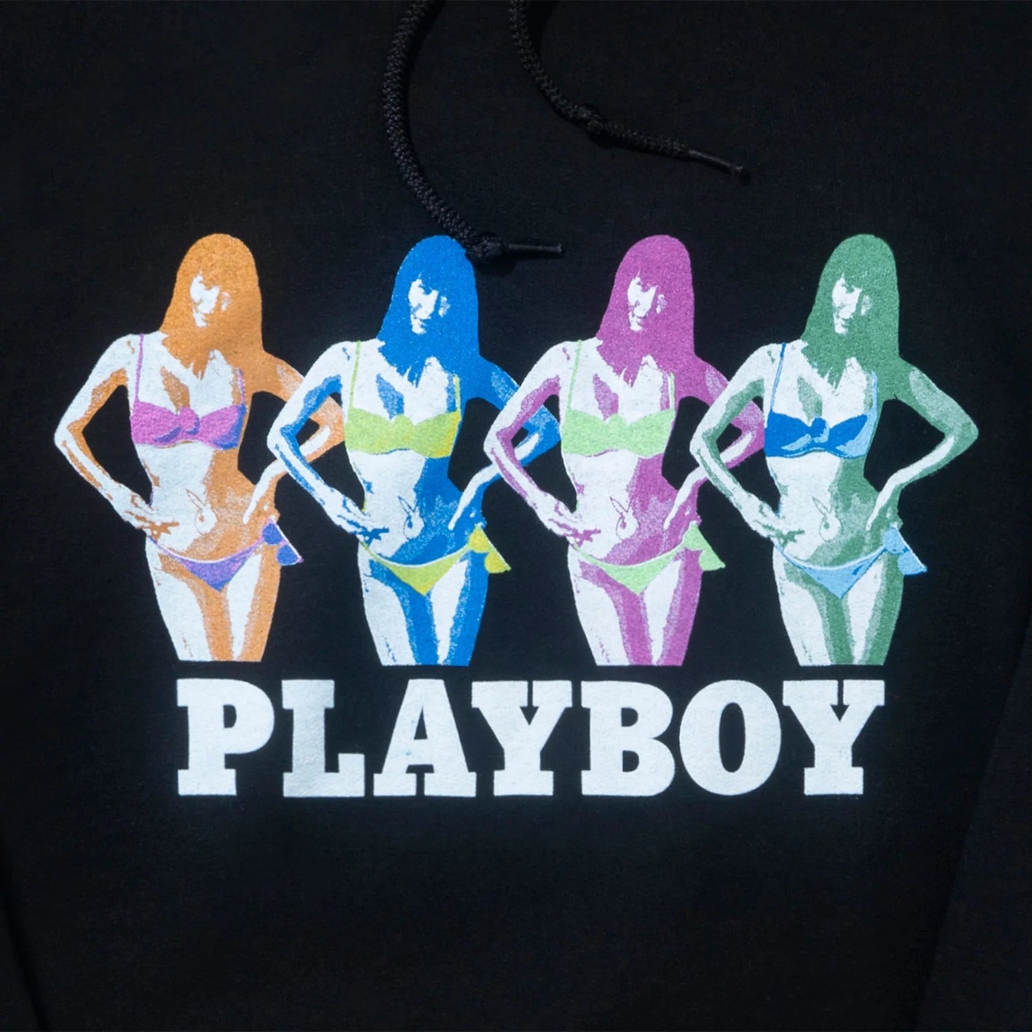 Playboy Miki Hamano Bunny felpa nera cotone unisex