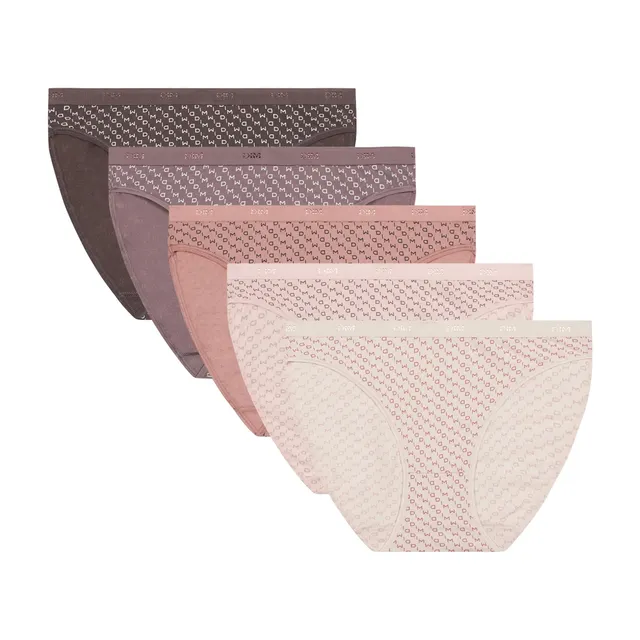 DIM Bikini slip cotone donna pacco 5