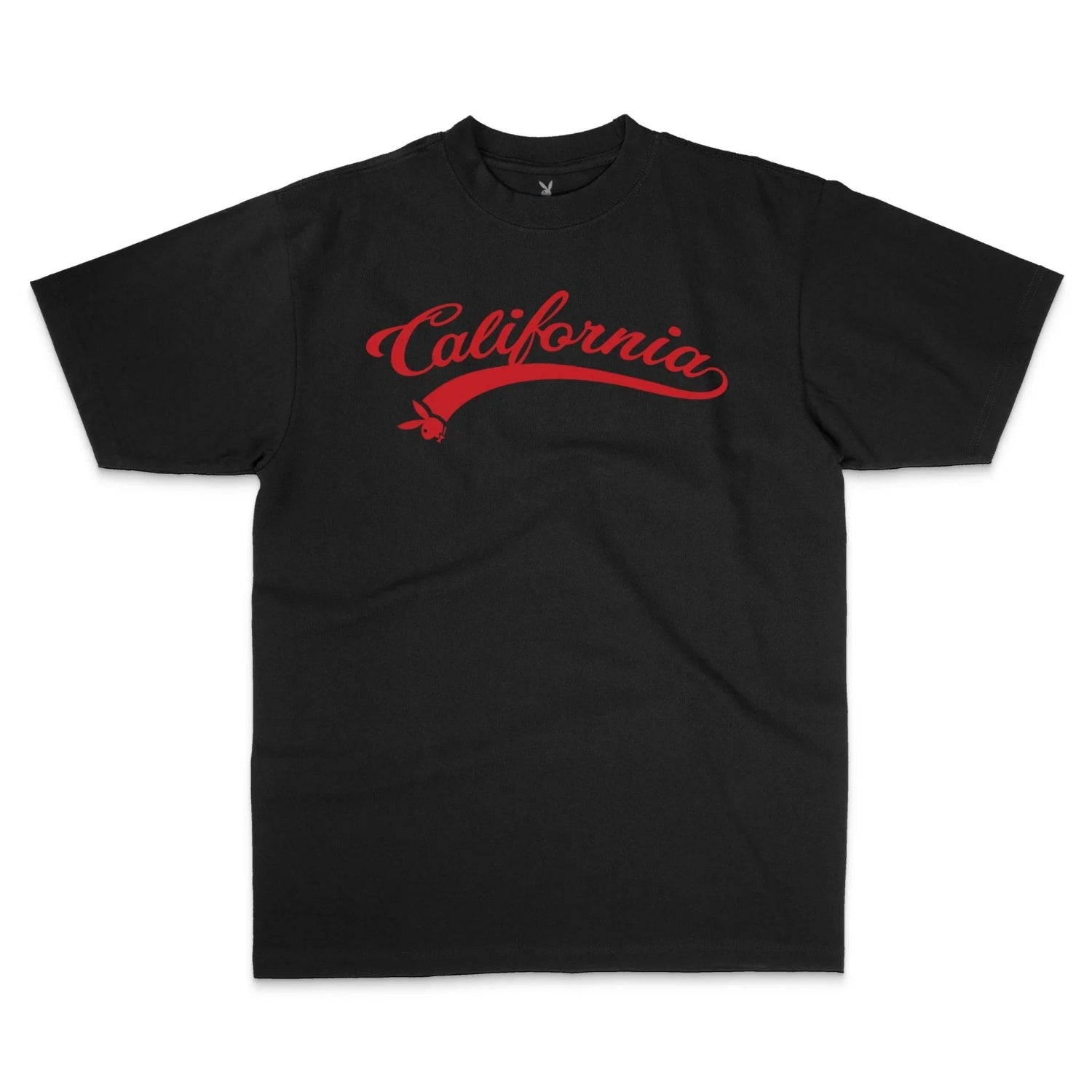 Playboy California Tee maglietta nera cotone unisex