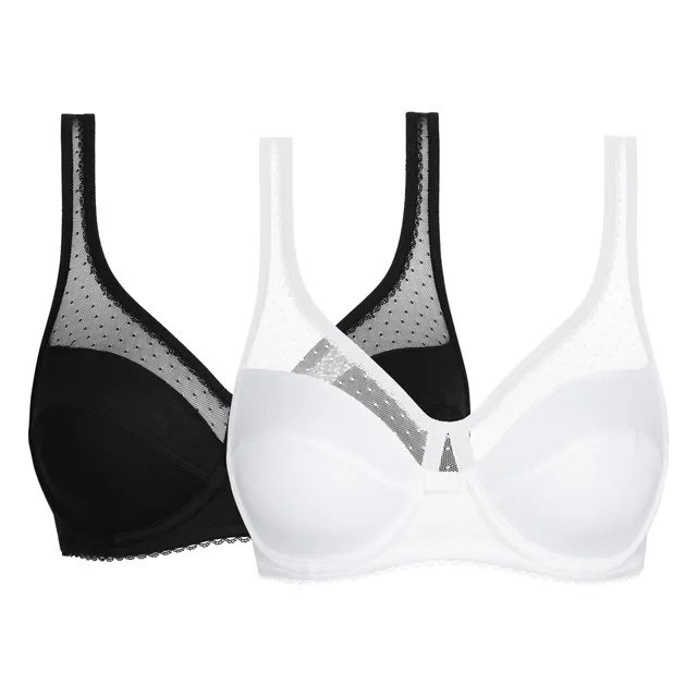 DIM Generous reggiseno cotone bio x2 taglia 3B