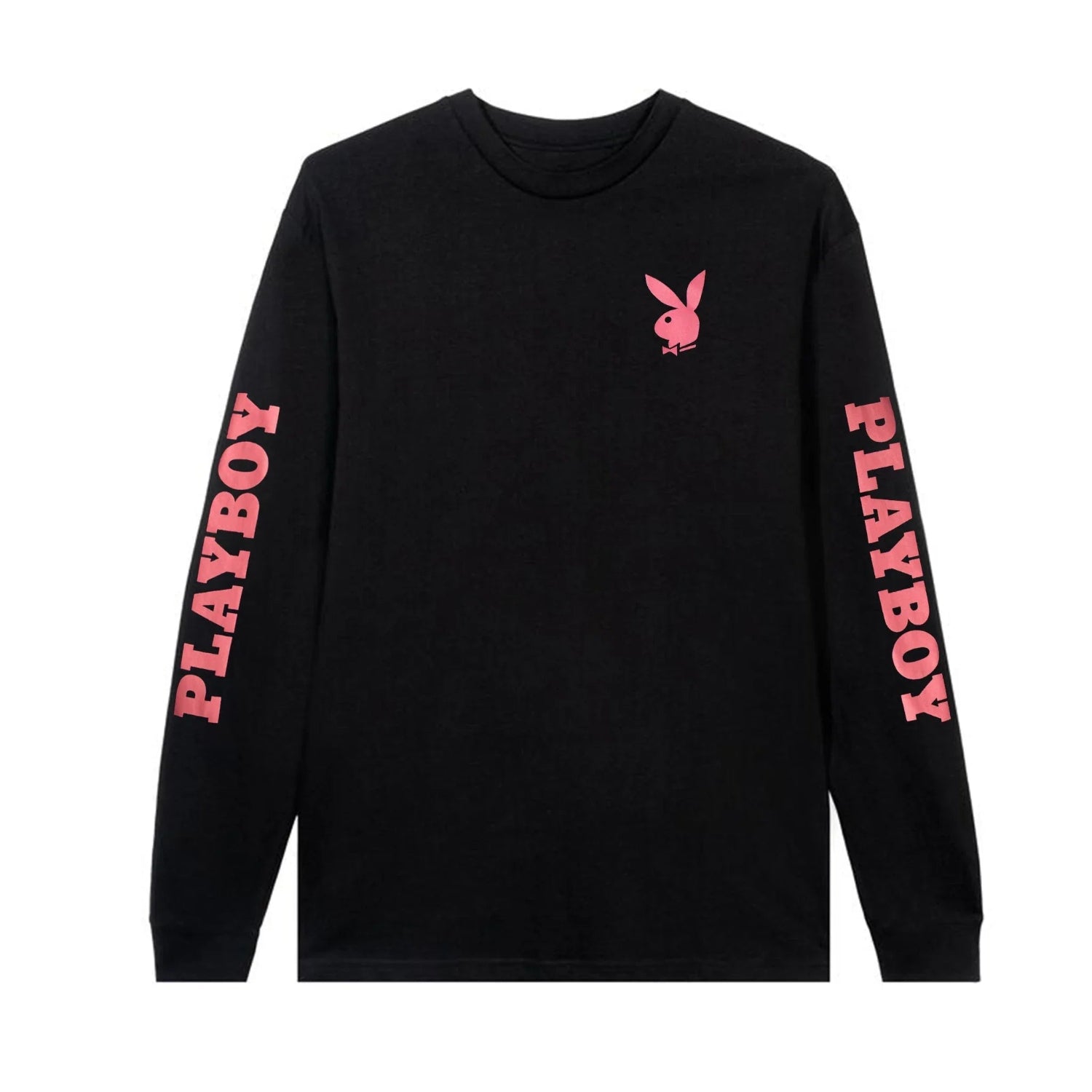 Playboy Masthead maglia maniche lunghe bianca cotone