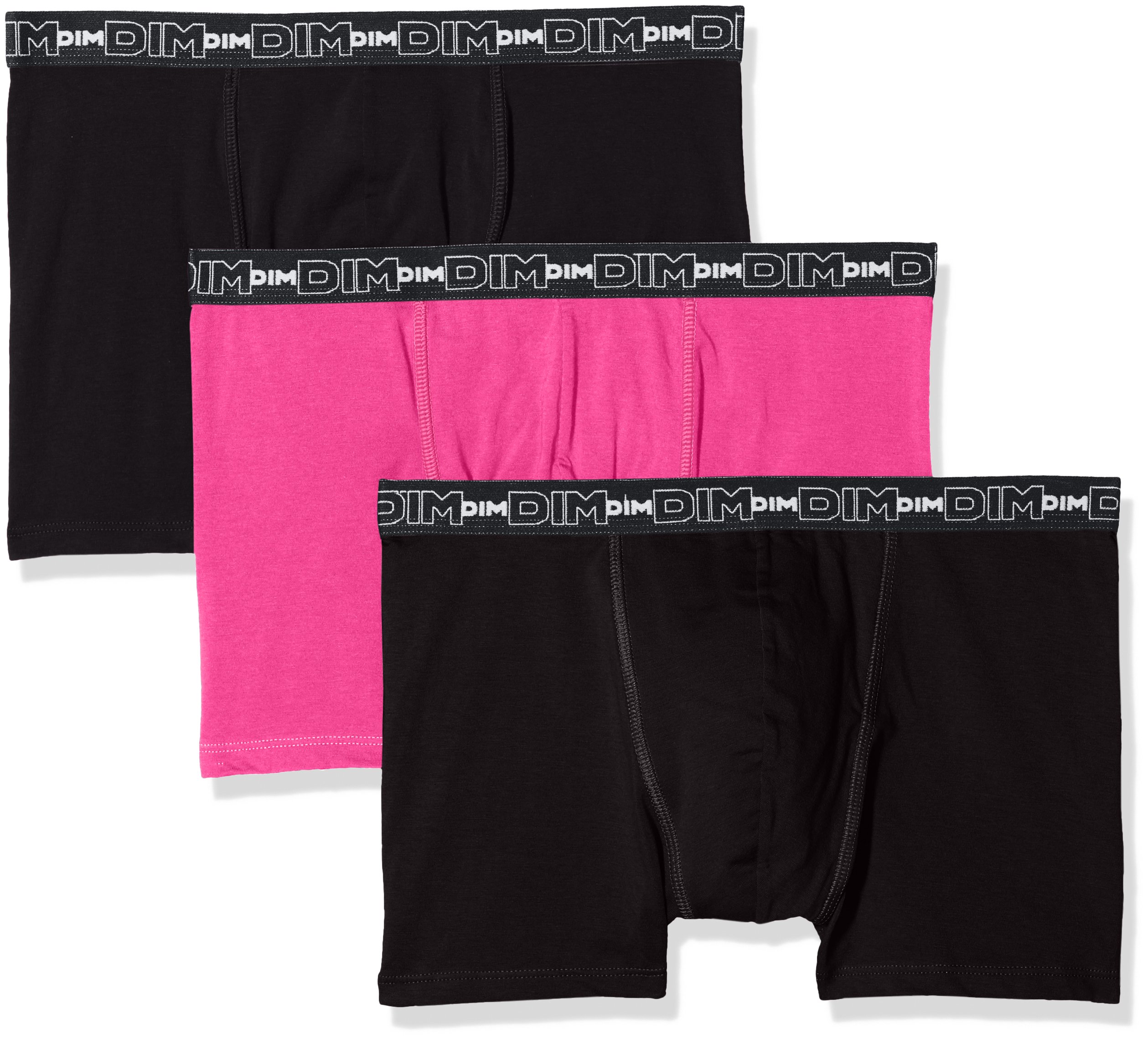 DIM Boxer Uomo 3 Pezzi Cotone Traspirante Multicolore