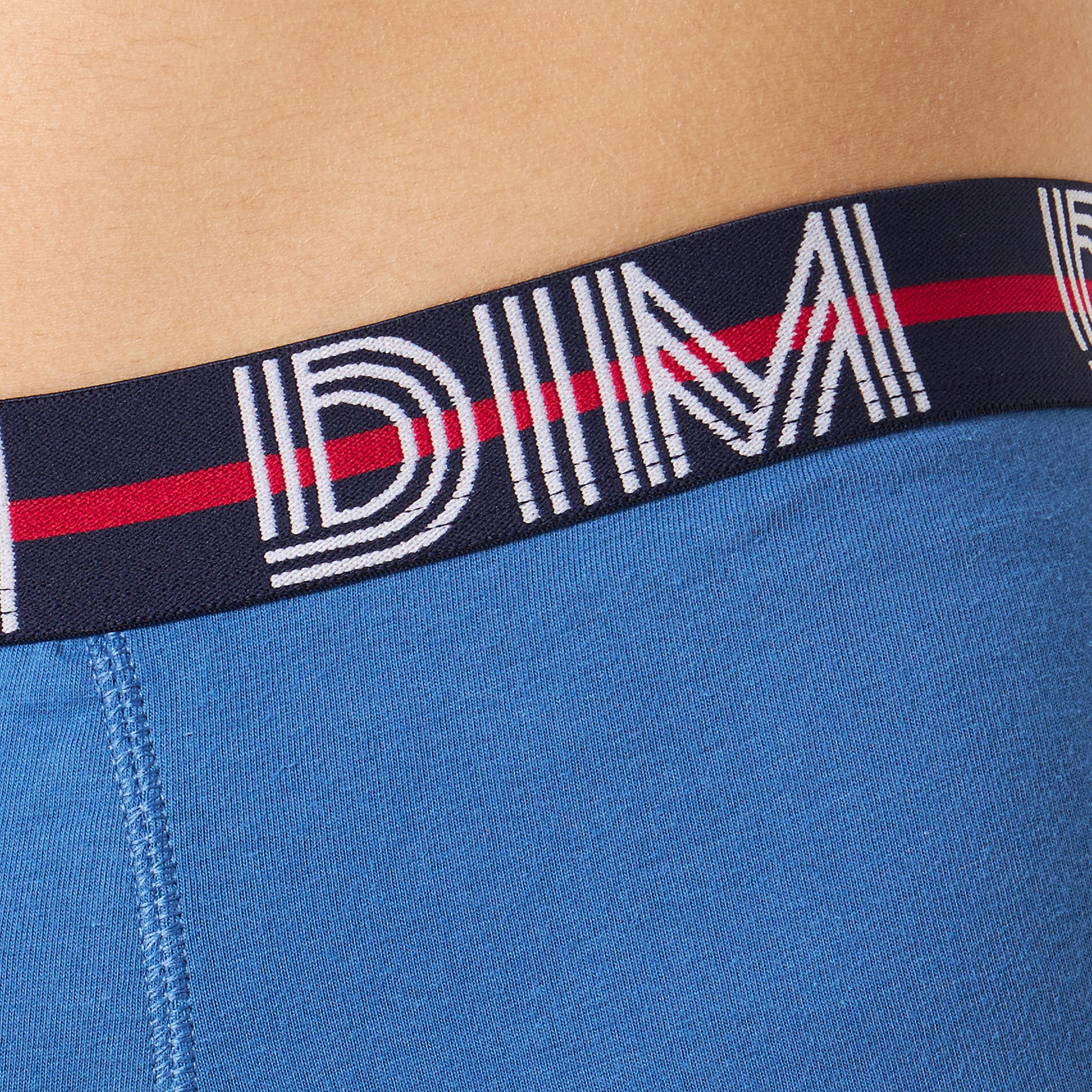DIM Powerful boxer uomo x4 cotone stretch colorati