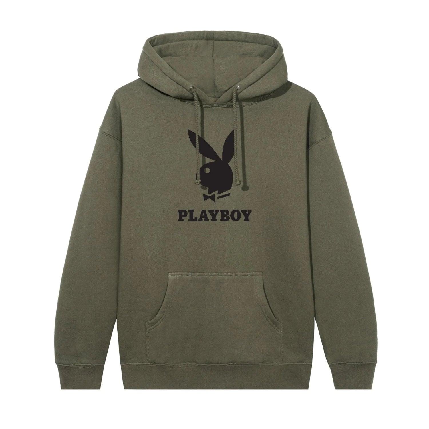 Playboy Logo Felpa con Cappuccio pile cotone