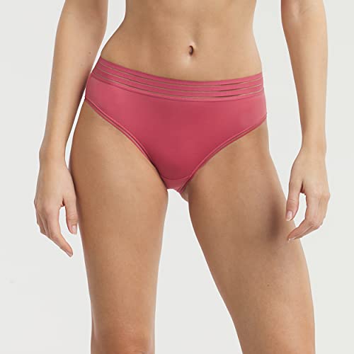 DIM Oh My Dims slip bikini microfibra geo blu