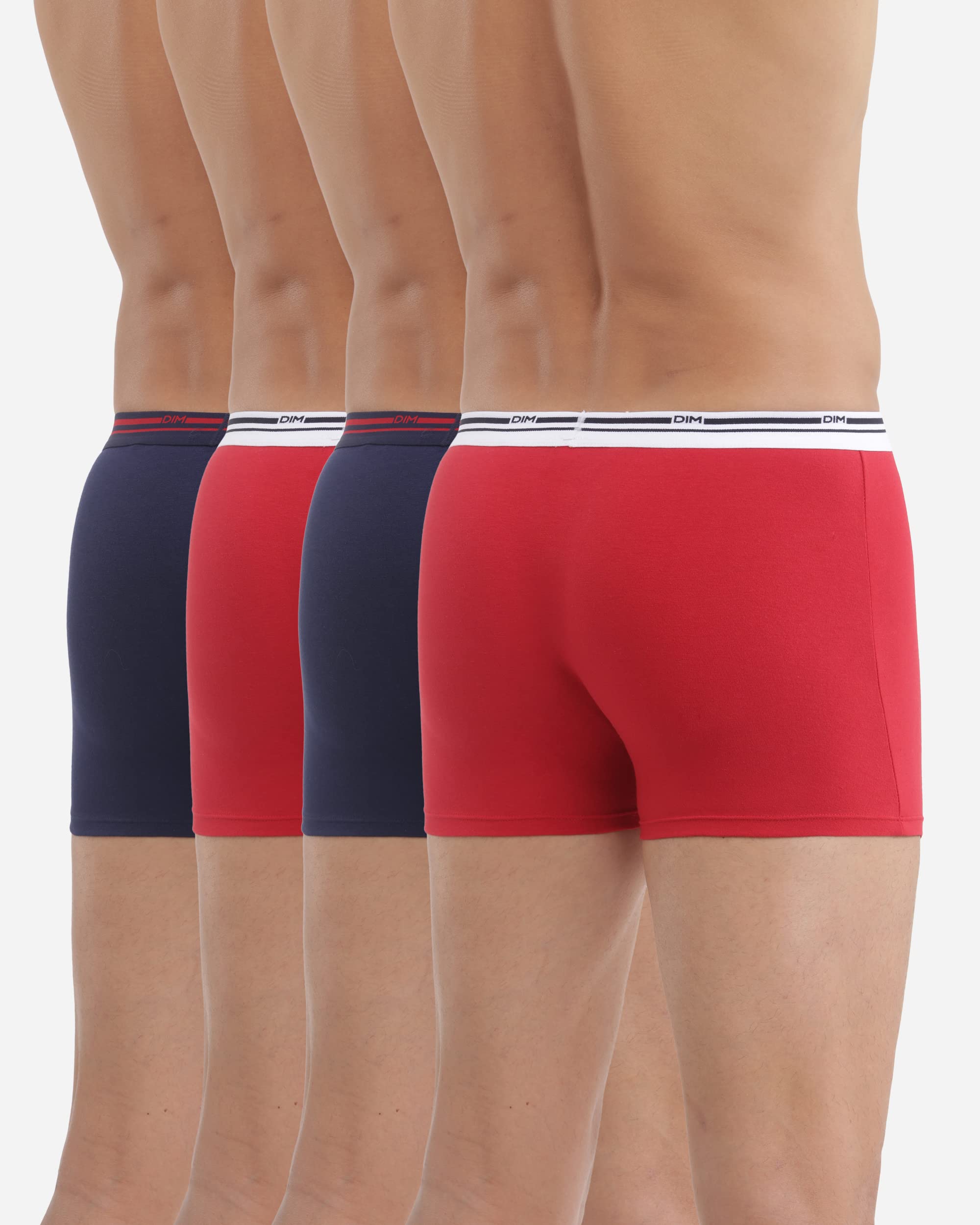 DIM Stretch Cotton Comfort boxer uomo x4 multicolore cotone