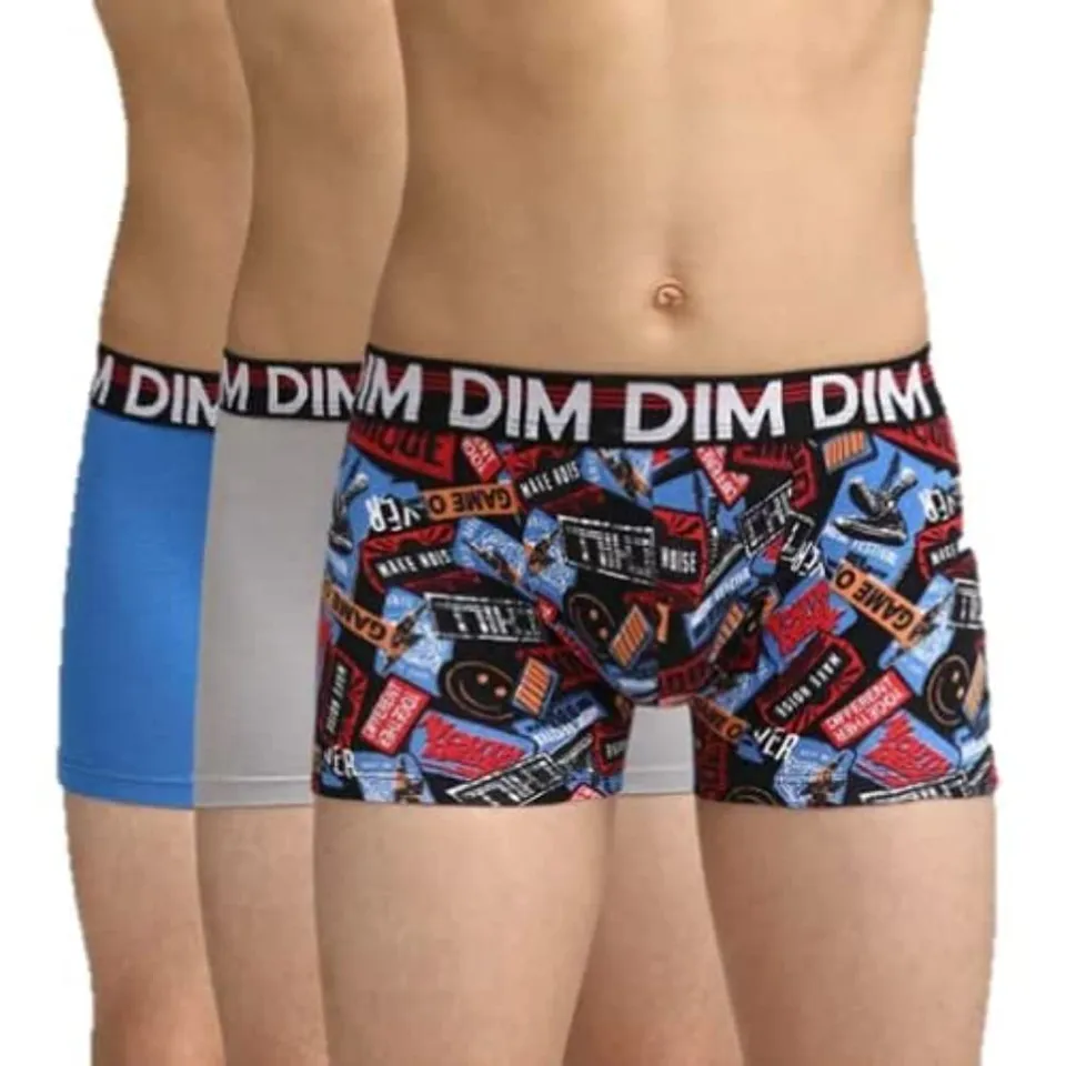 DIM Ecodim Mode boxer bambino corti cotone colorato