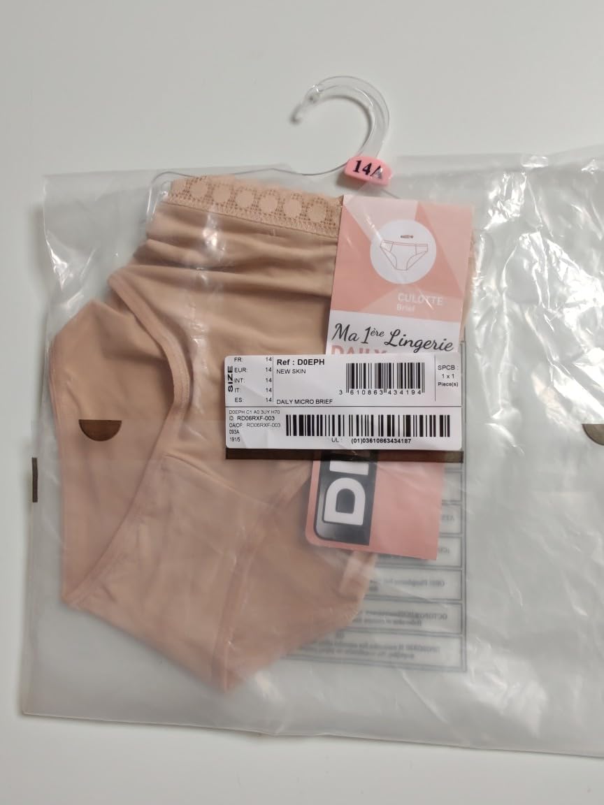 DIM Daily Micro slip bambina microfibra x1