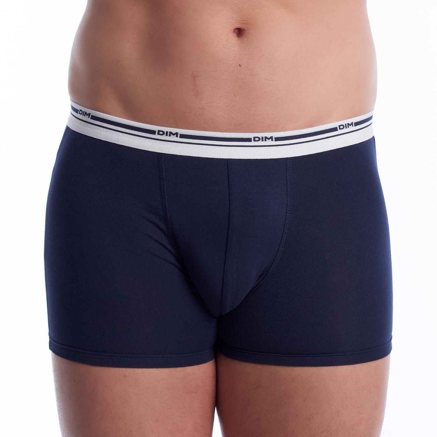 DIM Colori Classici Cotton Stretch boxer uomo x3 L blu cotone