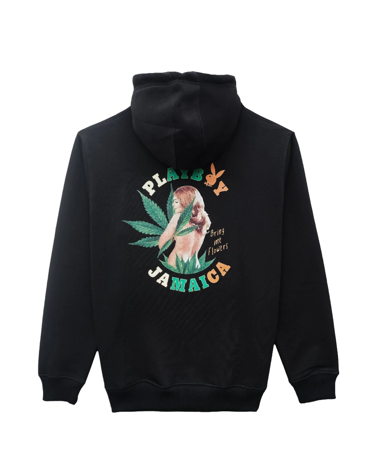 Playboy Jamaica Heat Felpa con Cappuccio Unisex Nera Pile