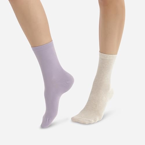 DIM Cotton calzini donna x2 35-38 tallone rinforzato