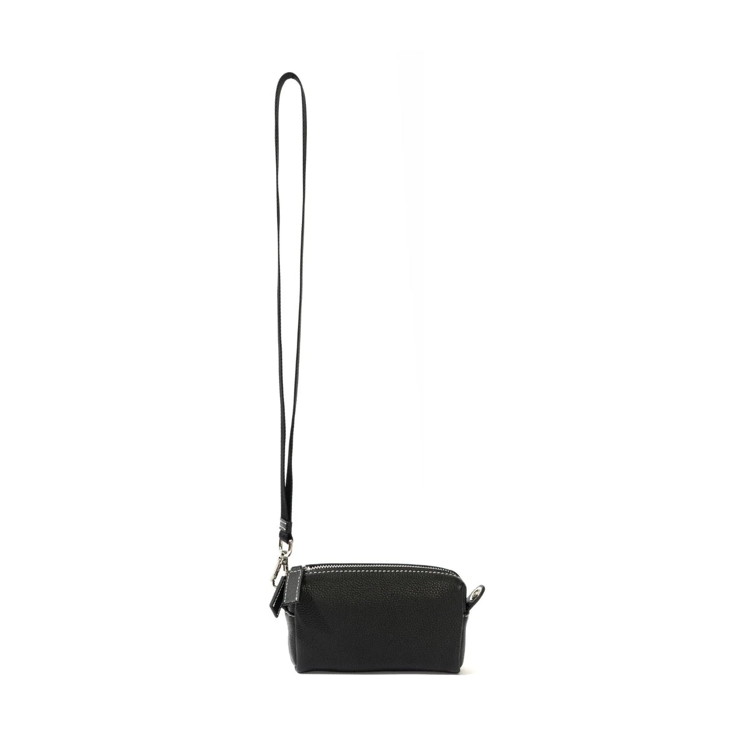 Playboy Leather Pouchette pochette nera pelle vera tracolla