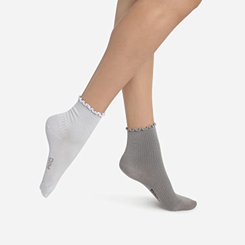 DIM Modal calze donna con volant pacco da 2 modal