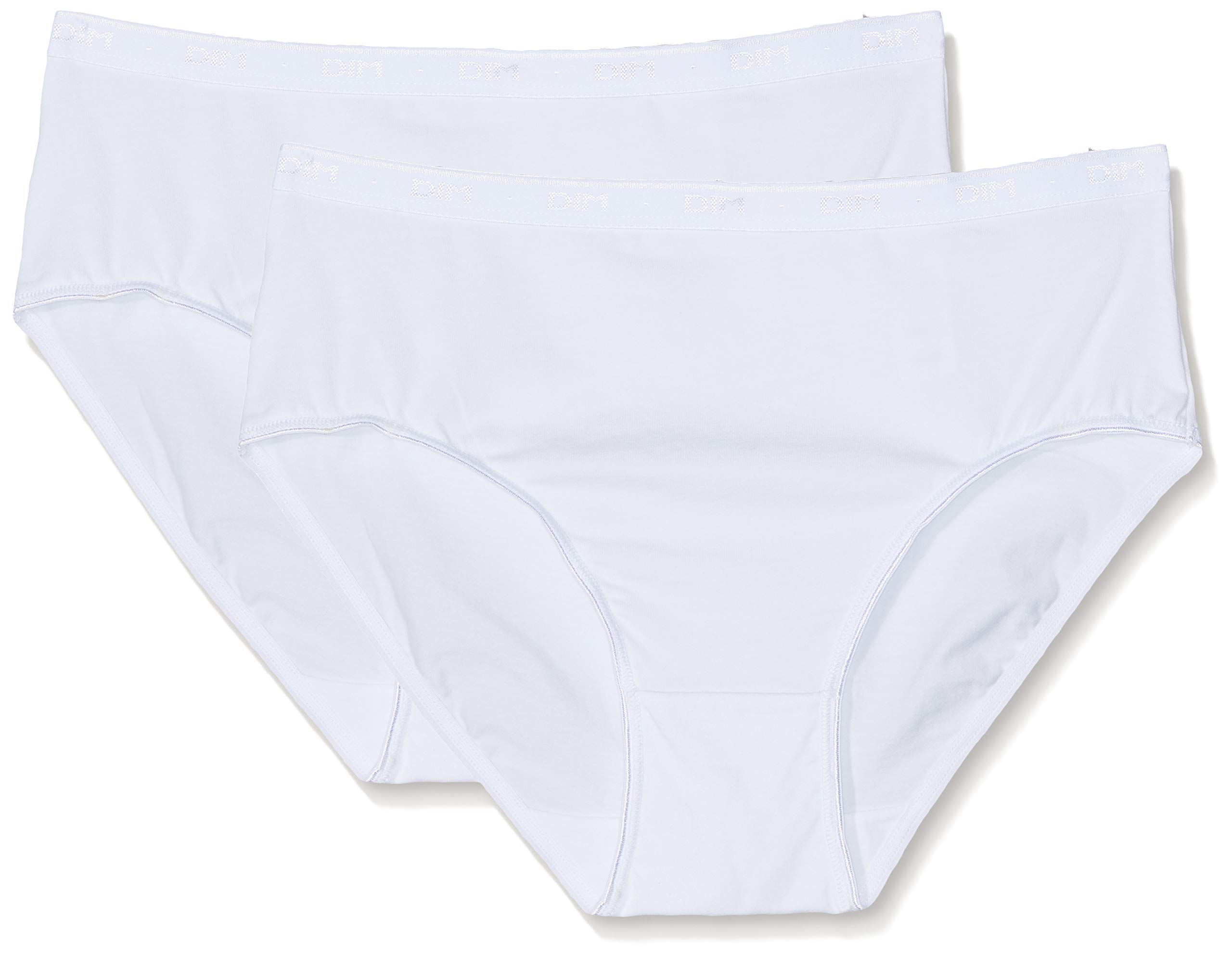 DIM Ecodim Maxi slip donna S bianco cotone bio 2 pezzi