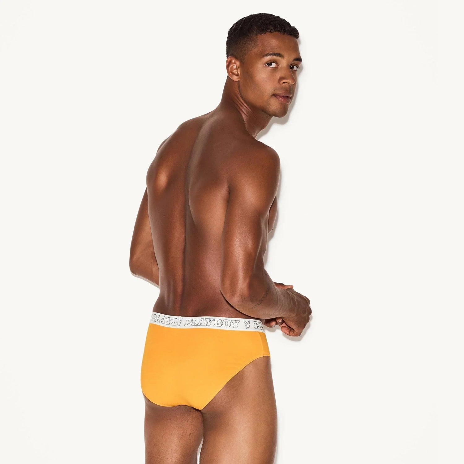 Playboy Essentials slip uomo modal arancione