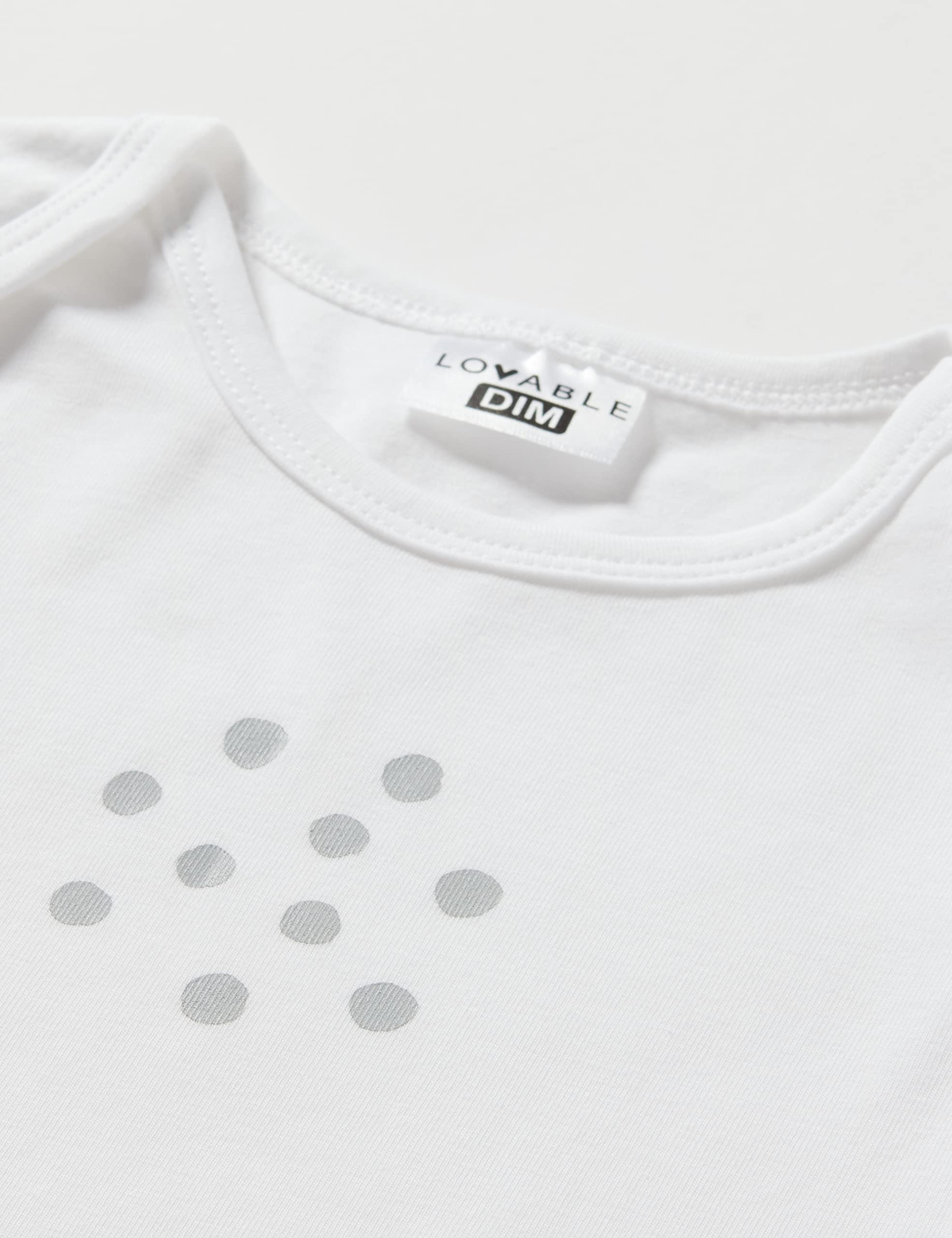 DIM Baby body neonato manica lunga cotone bio