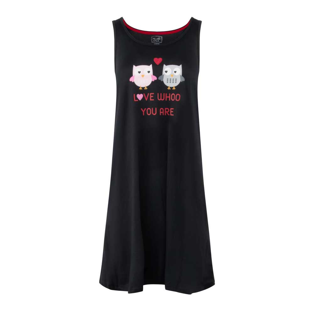René Rofé Butter Soft Chemise camicia notte cuori +mask