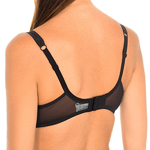 DIM Generous Pizzo Reggiseno Donna Nero con Ferretto