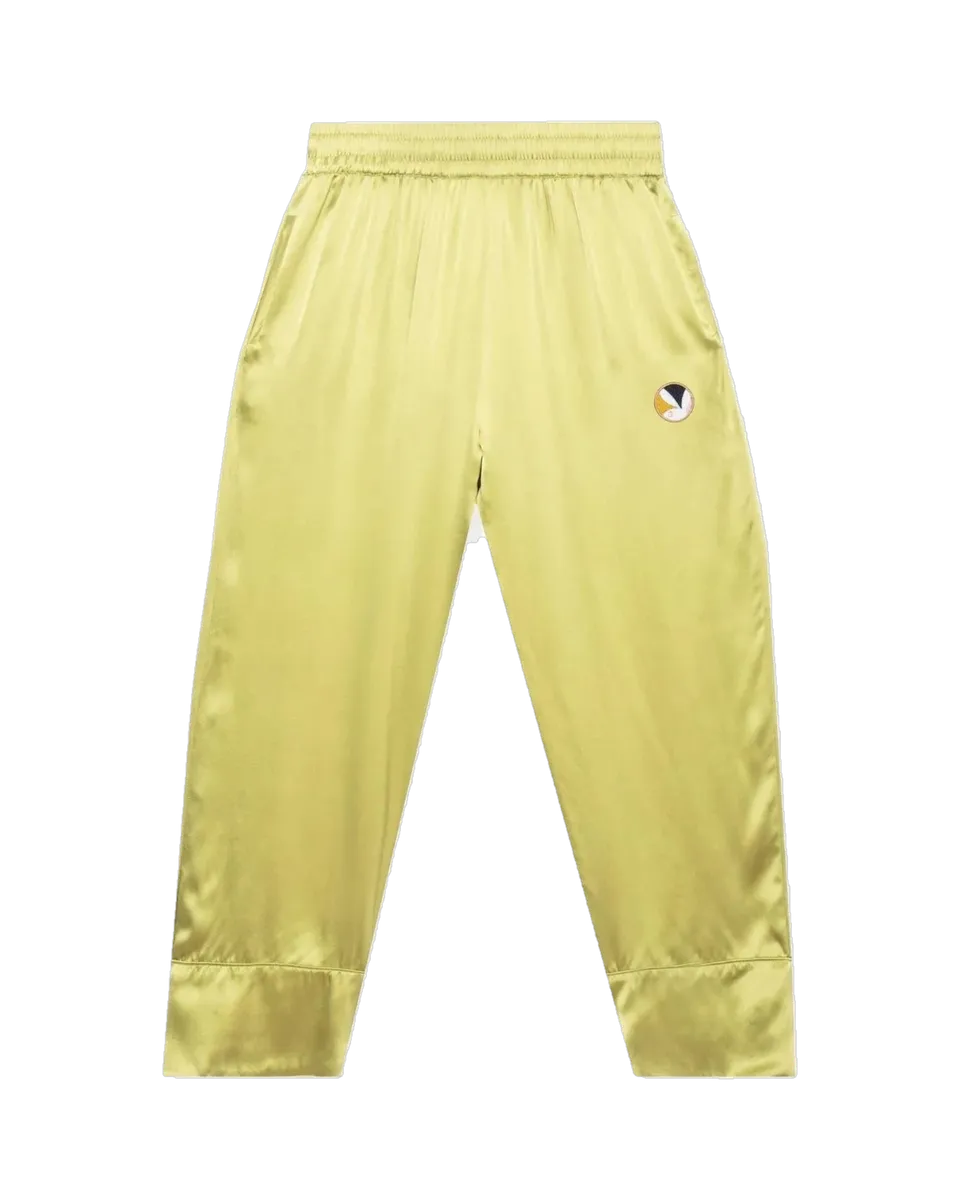 Playboy Silk Lounge pantaloni seta neri 100% gelso