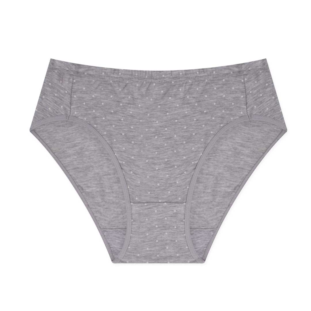 René Rofé Cotton Spandex Hi Cut Slip sgambato nero cotone