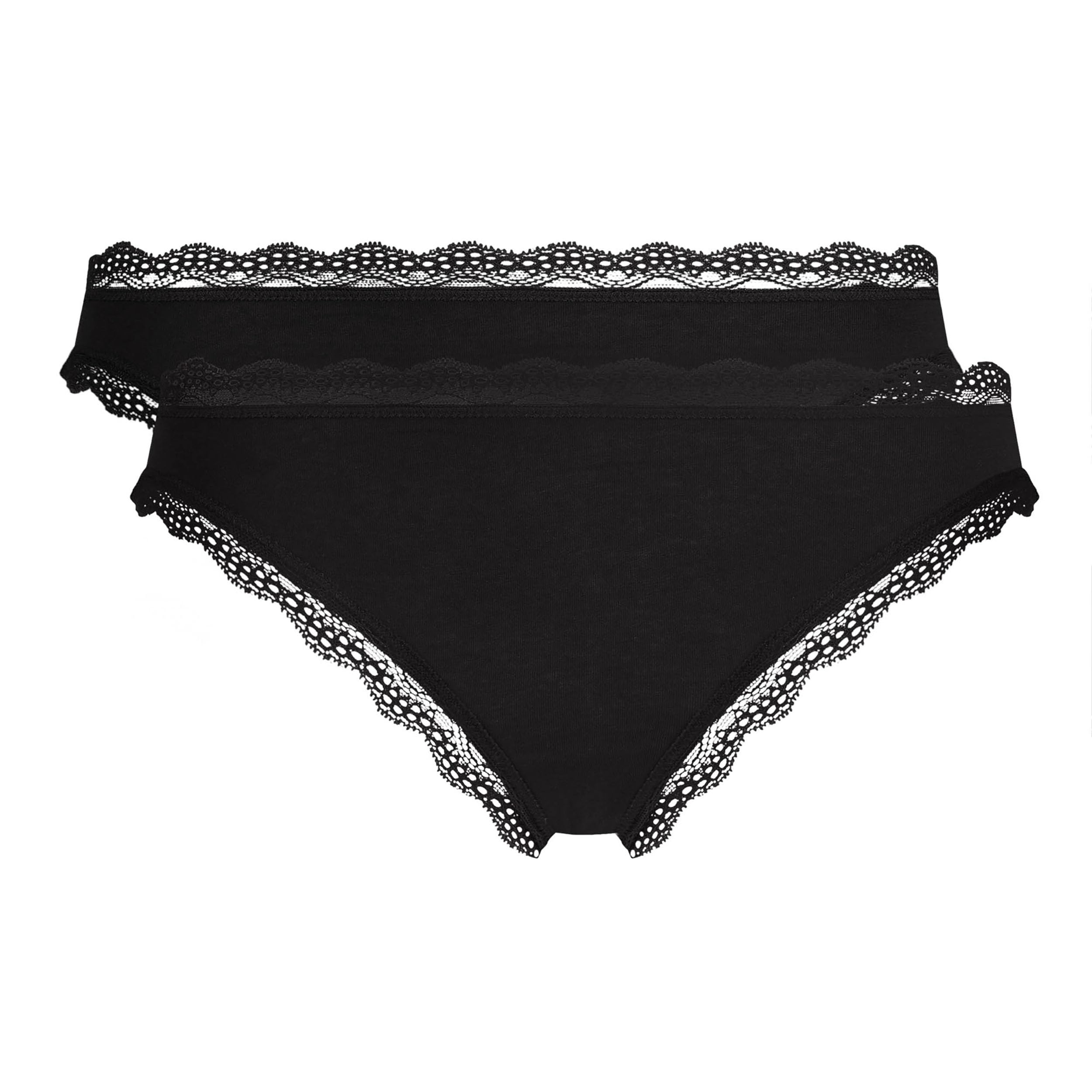 DIM slip cotone e pizzo vita classica traspirante