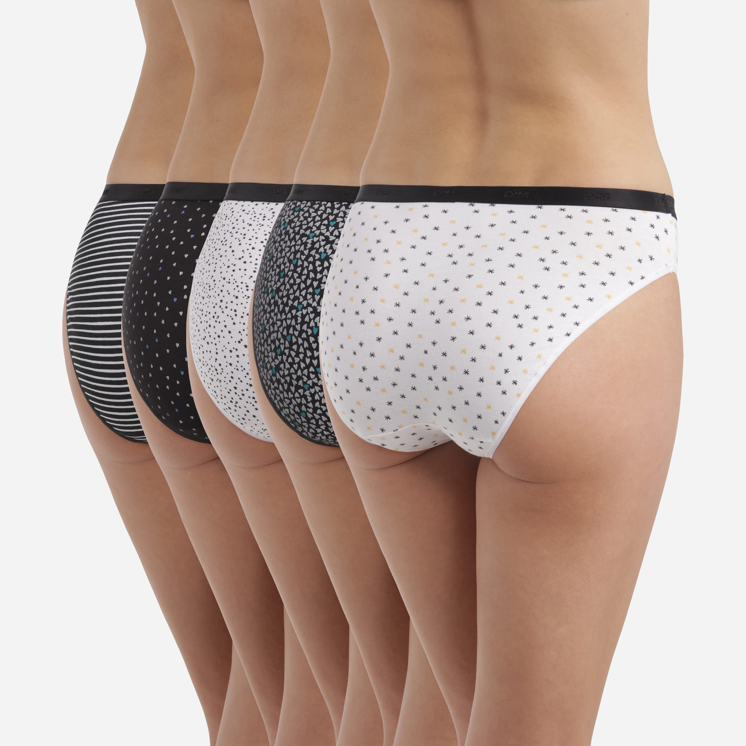 DIM Les Pockets mutandine cotone donna pacco 5
