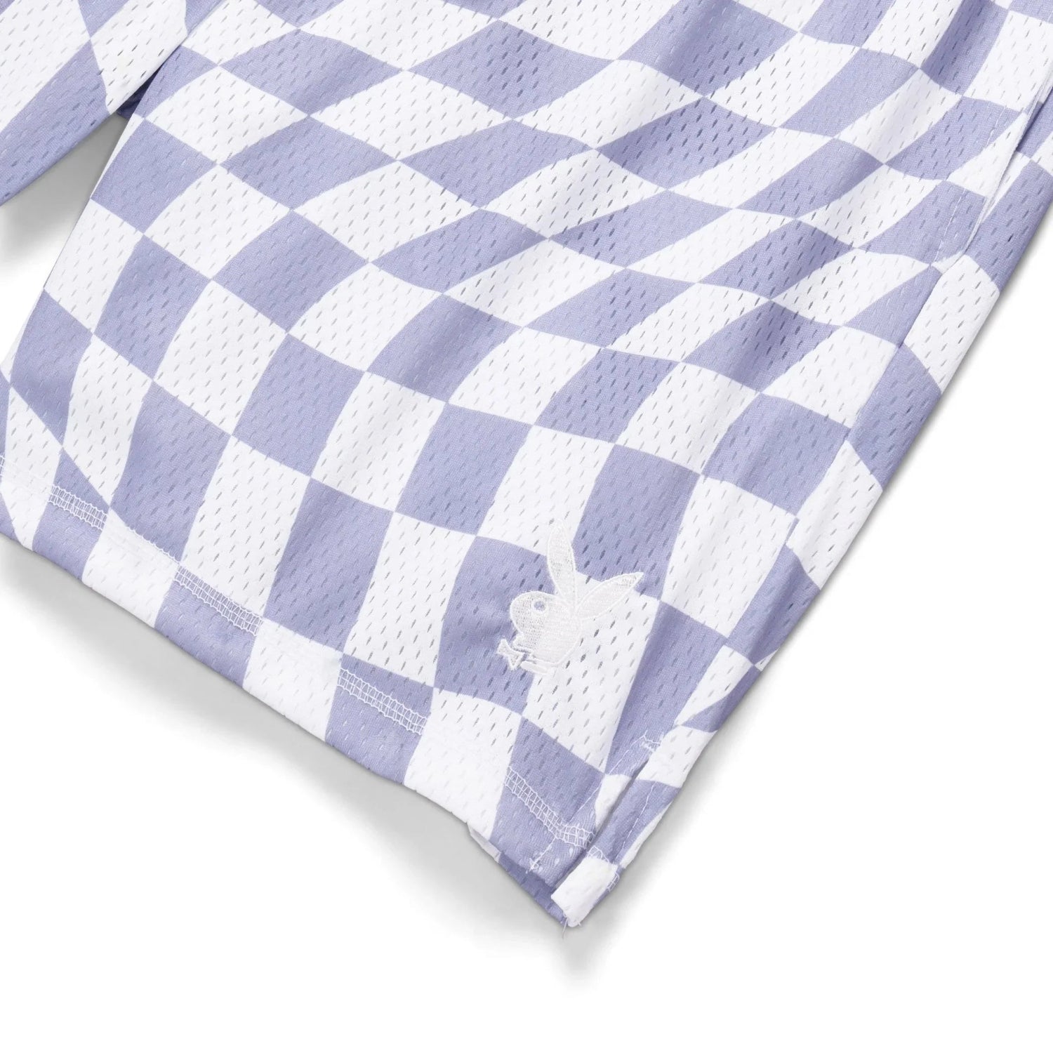 Playboy Wavy Checker pantaloncini basket uomo in mesh