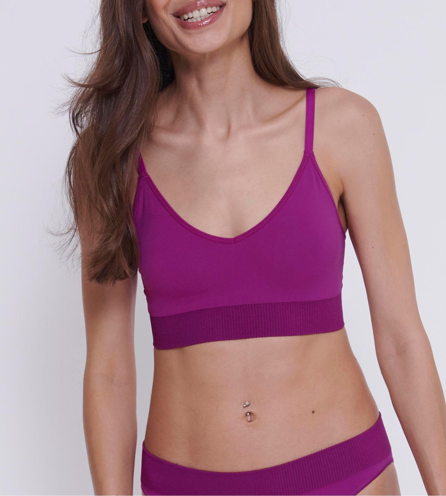 Sloggi Ever Infused Aloe bralette donna viola pack singolo