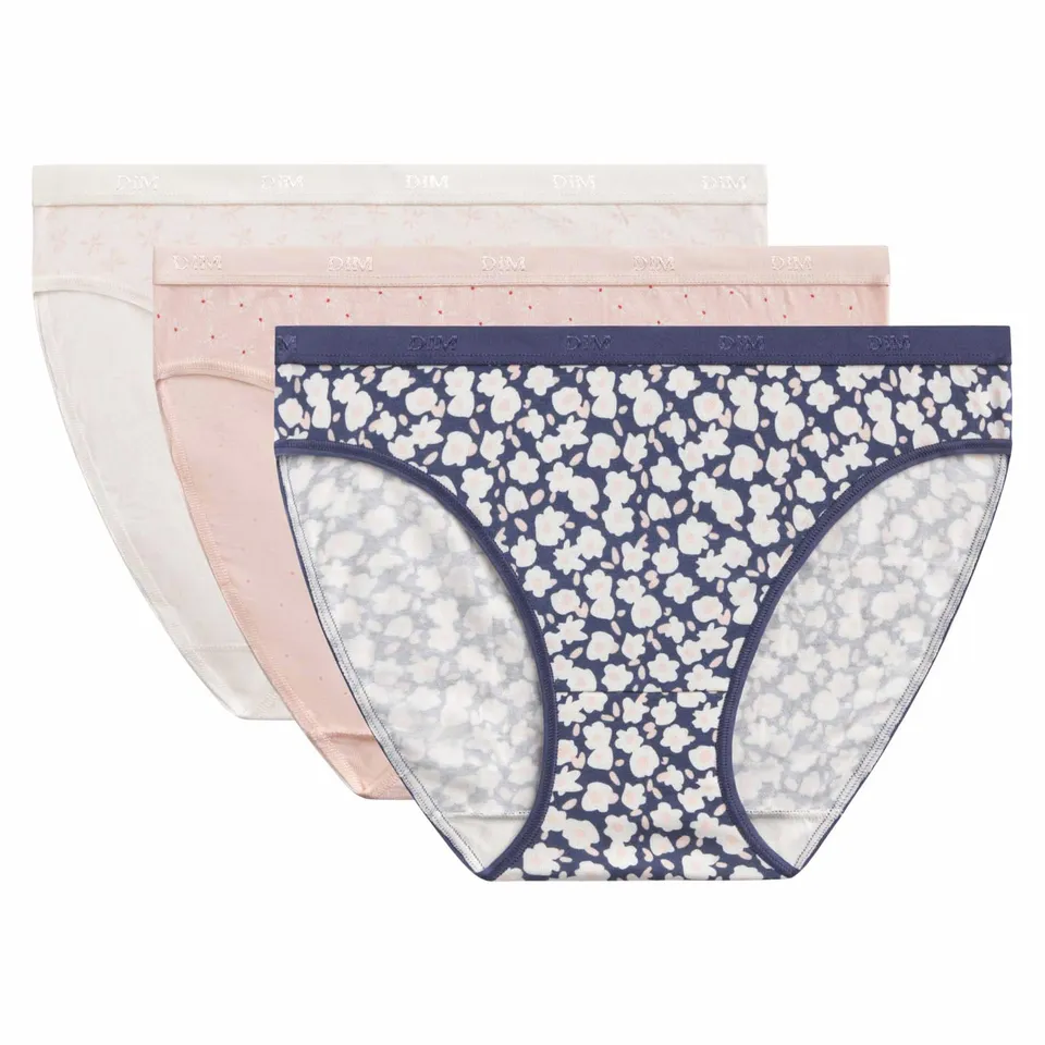 DIM Pockets slip donna x3 rosa S cotone elasticizzato