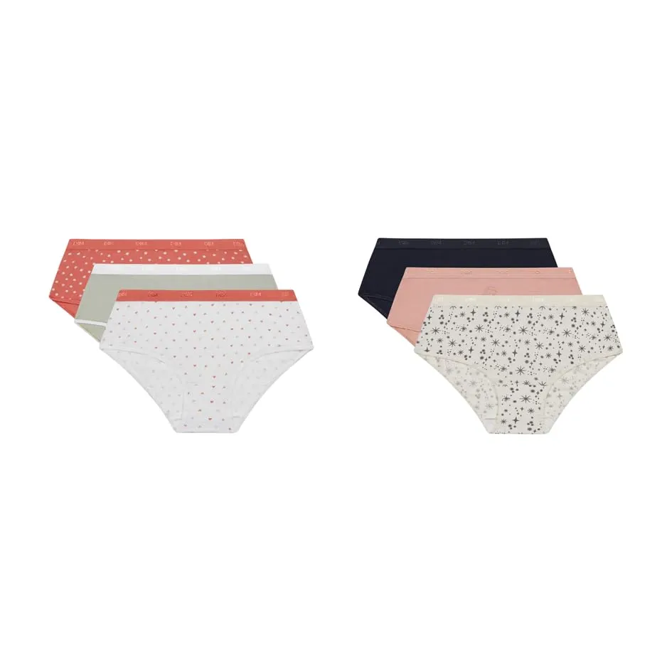 DIM Les Pockets Coton Stretch boxer donna x6 cotone colorato