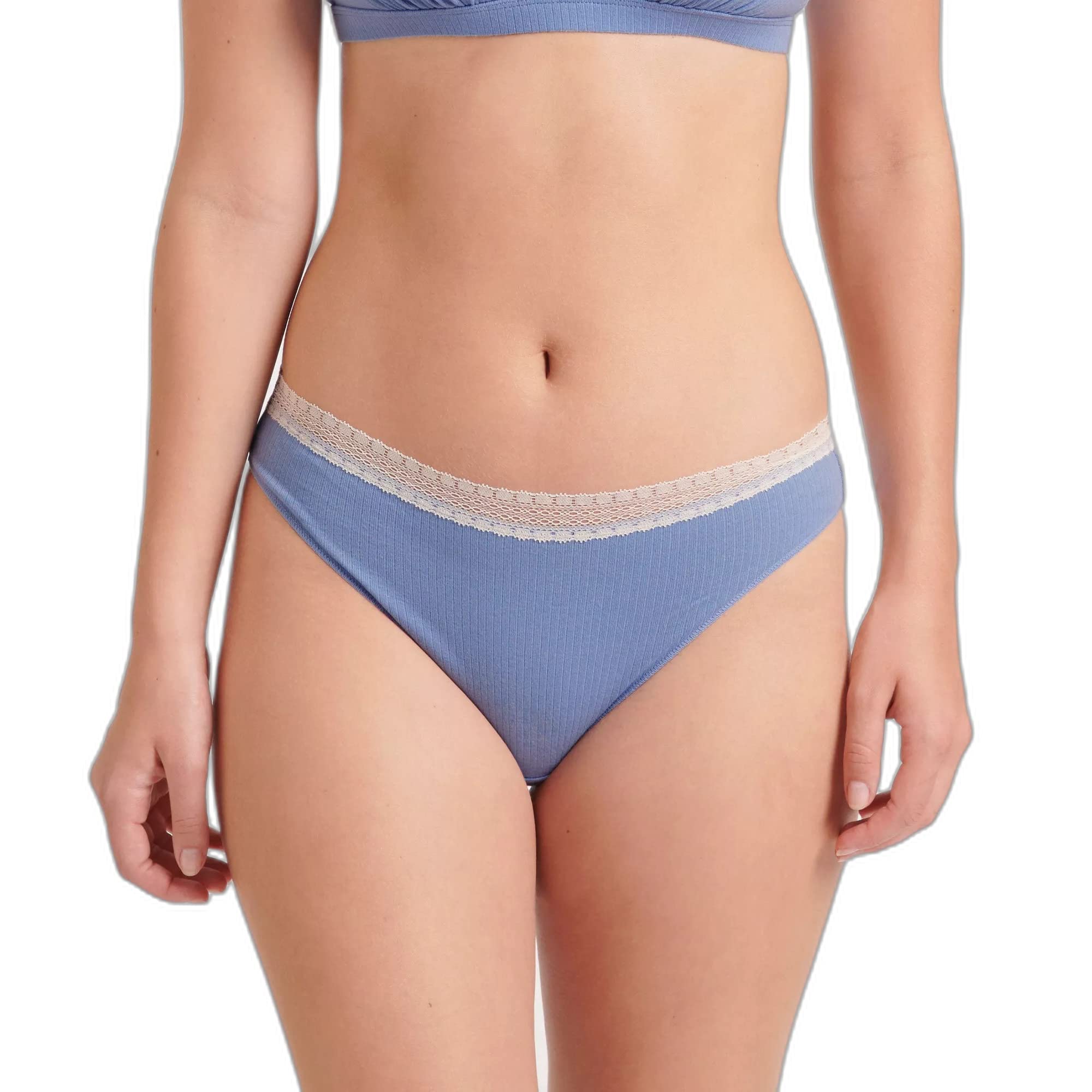 sloggi Go Ribbed Tai slip donna pacco da 2 costa elasticizzata