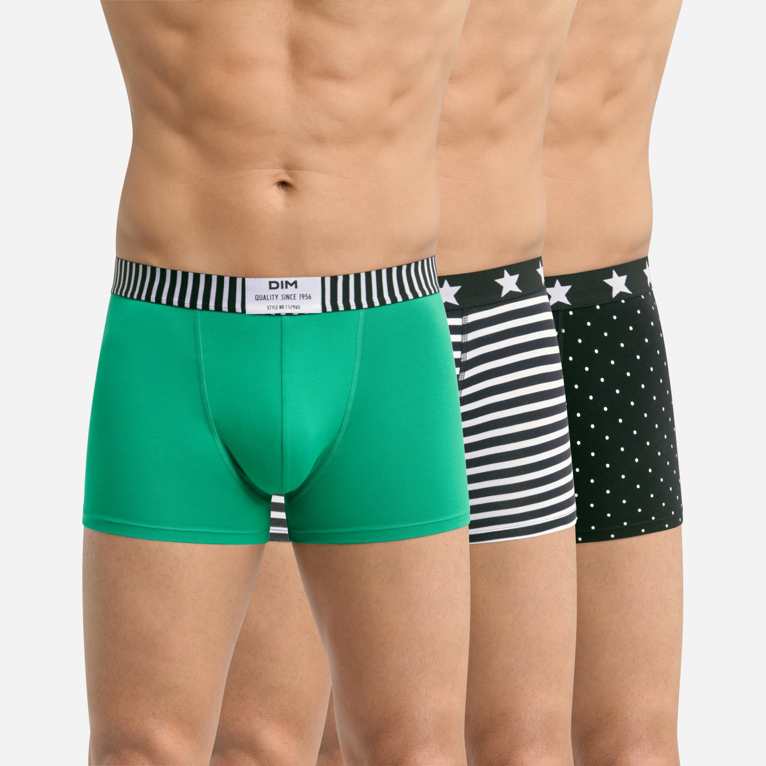 Dim Vibes slip uomo M pacco 3 nero cotone elasticizzato