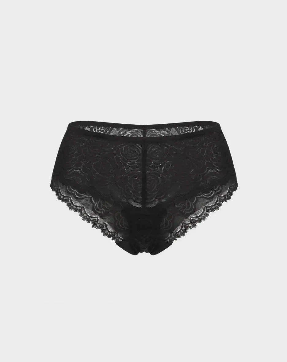René Rofé Marla slip hipster pizzo cotone