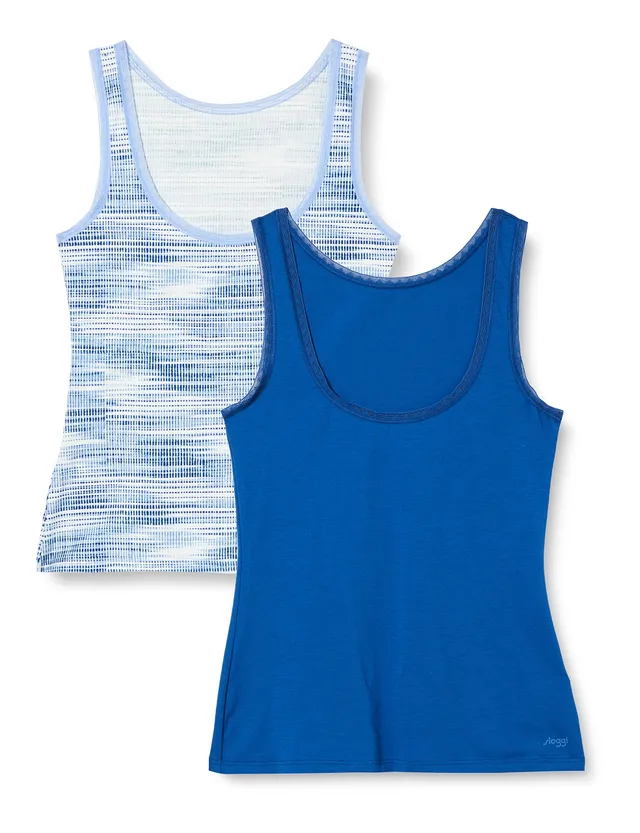 sloggi Go Tank Top C2P canottiera donna cotone spalline larghe