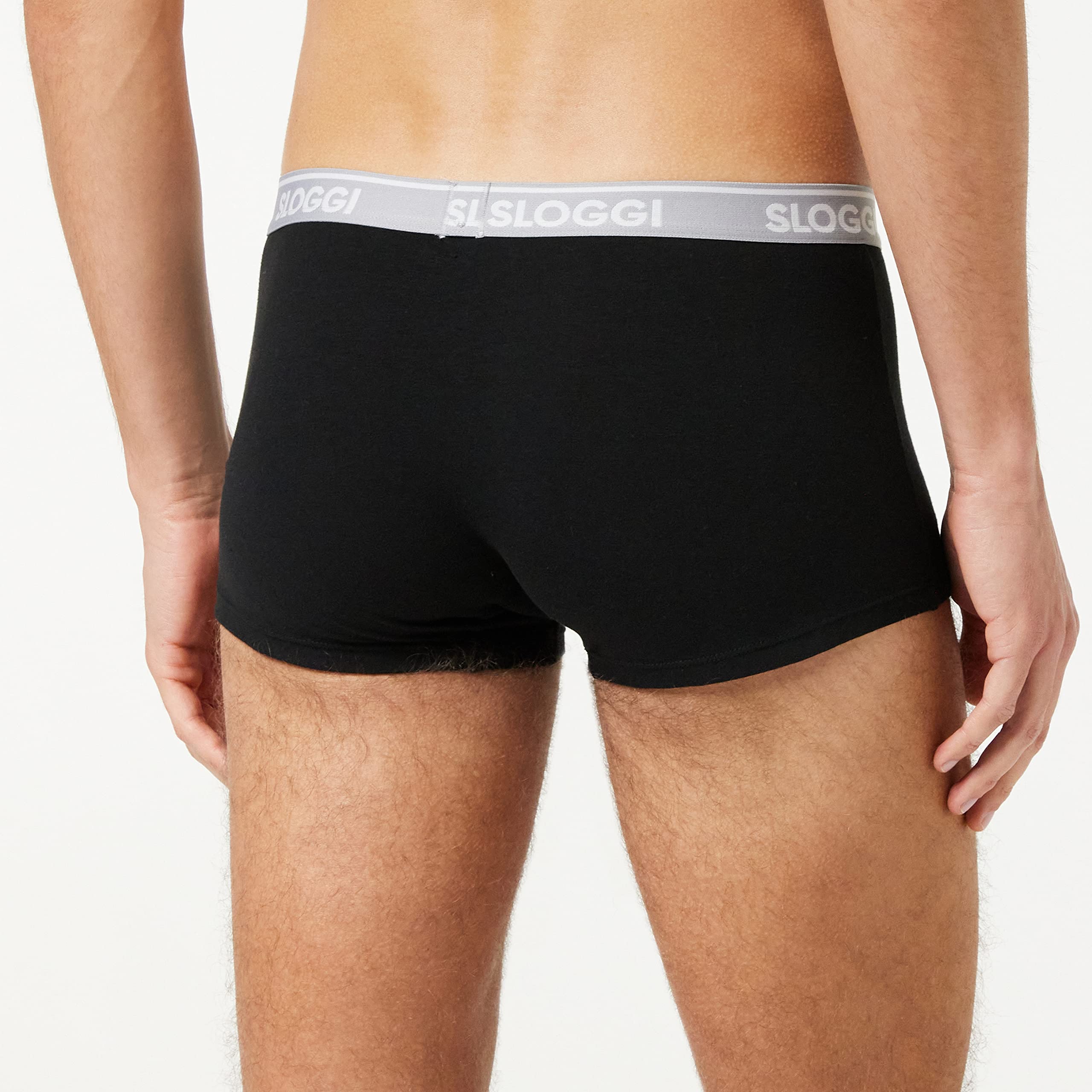 sloggi GO ABC Slip Hipster Uomo 2P M Nero Cotone