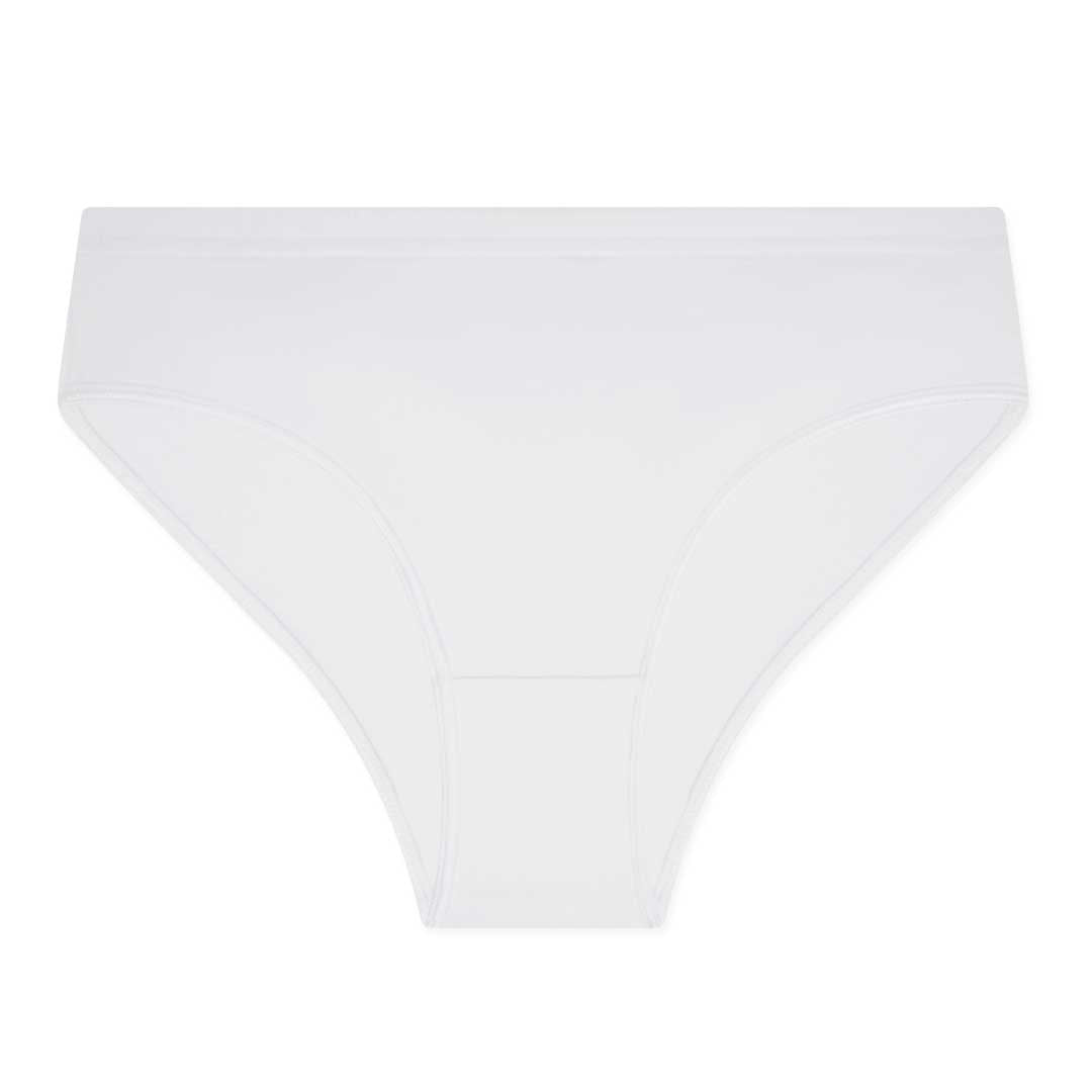 René Rofé Cotton Hi-Cut Slip bianco S