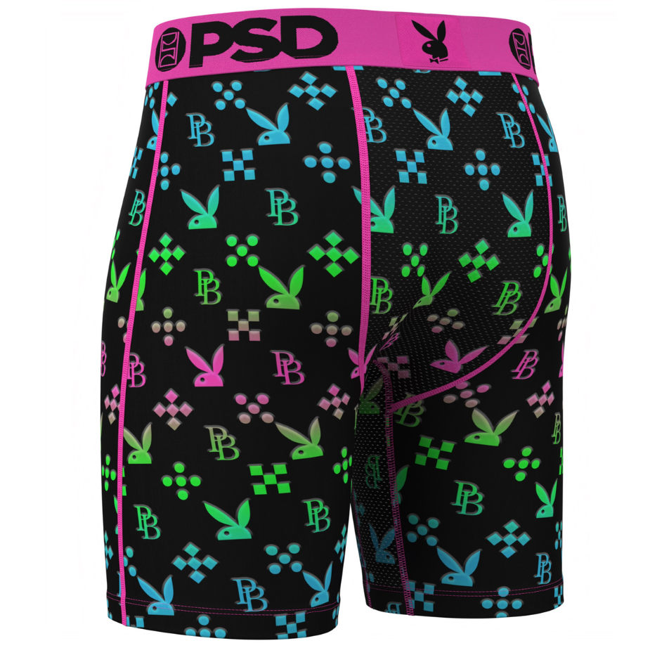 Playboy x PSD Emblem boxer multicolore tasca traspirante
