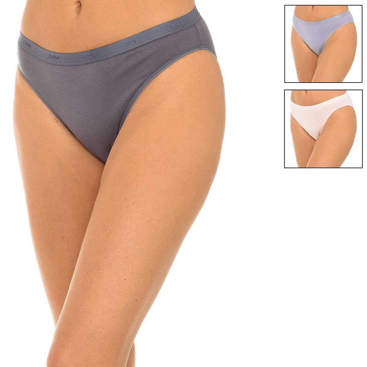 DIM Ecodim Les Pockets Slip Donna Cotone 3 Pezzi