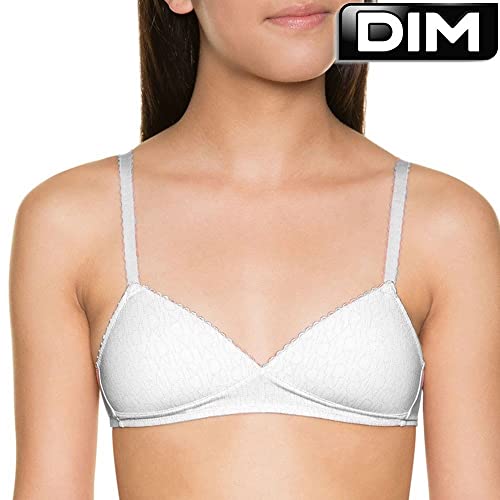 DIM Touch Triangolo Senza Ferretto Reggiseno Ragazza Bianco x1