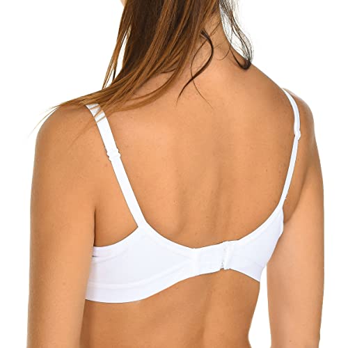DIM reggiseno allattamento donna bianco coppa morbida 5C