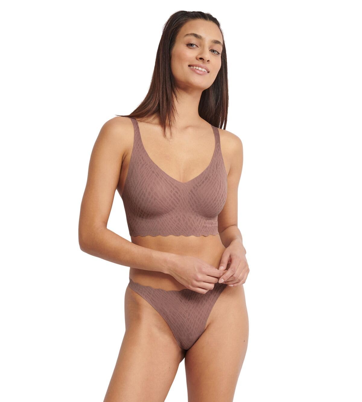 sloggi Zero Feel Bliss String Cacao effetto seconda pelle