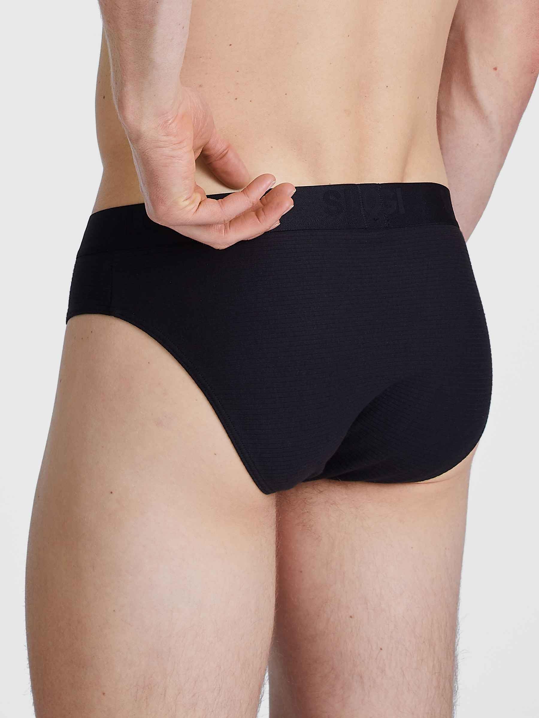 sloggi Free Evolve Slip Uomo Nero Cotone x2