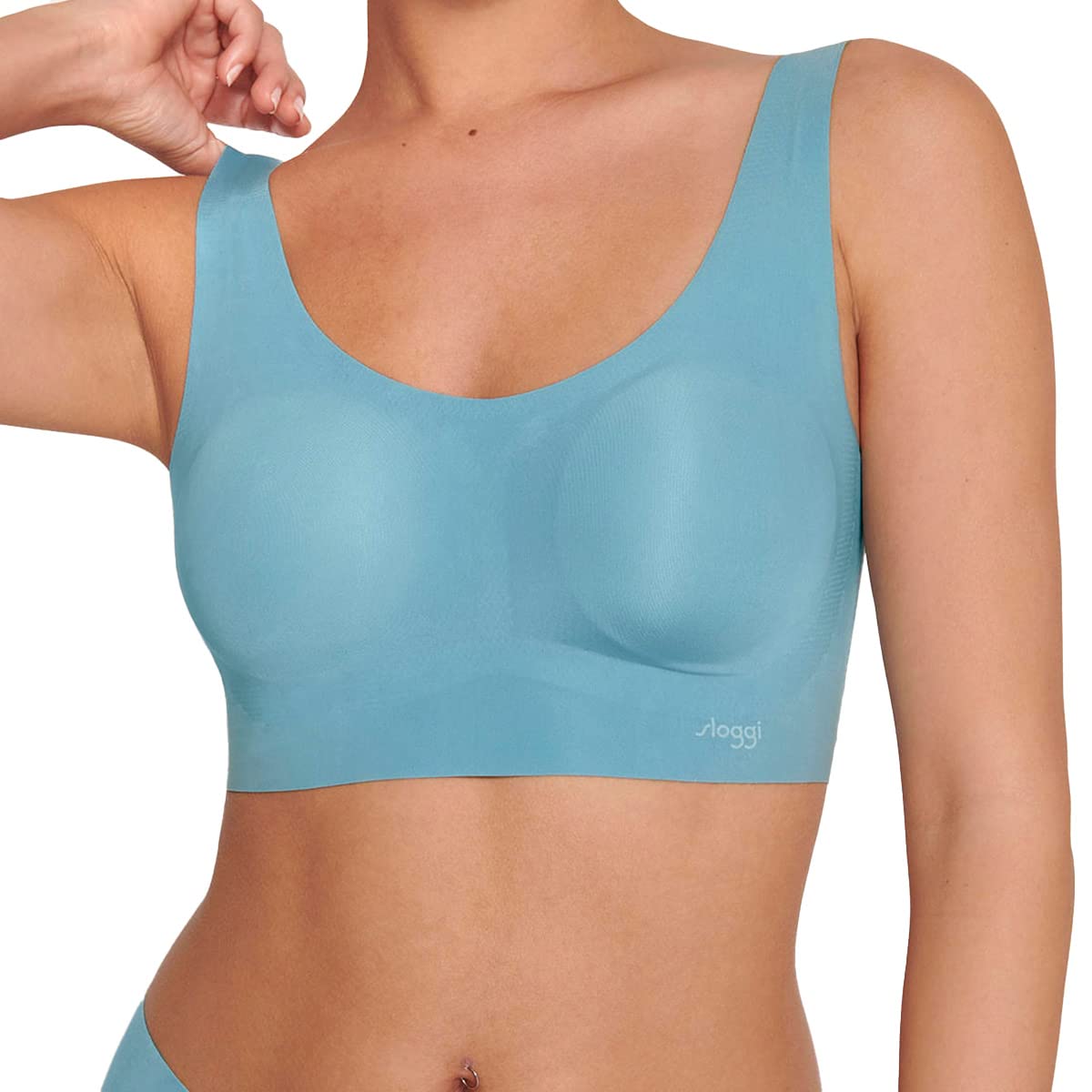 Sloggi Zero Feel Top EX corsetto blu senza cuciture