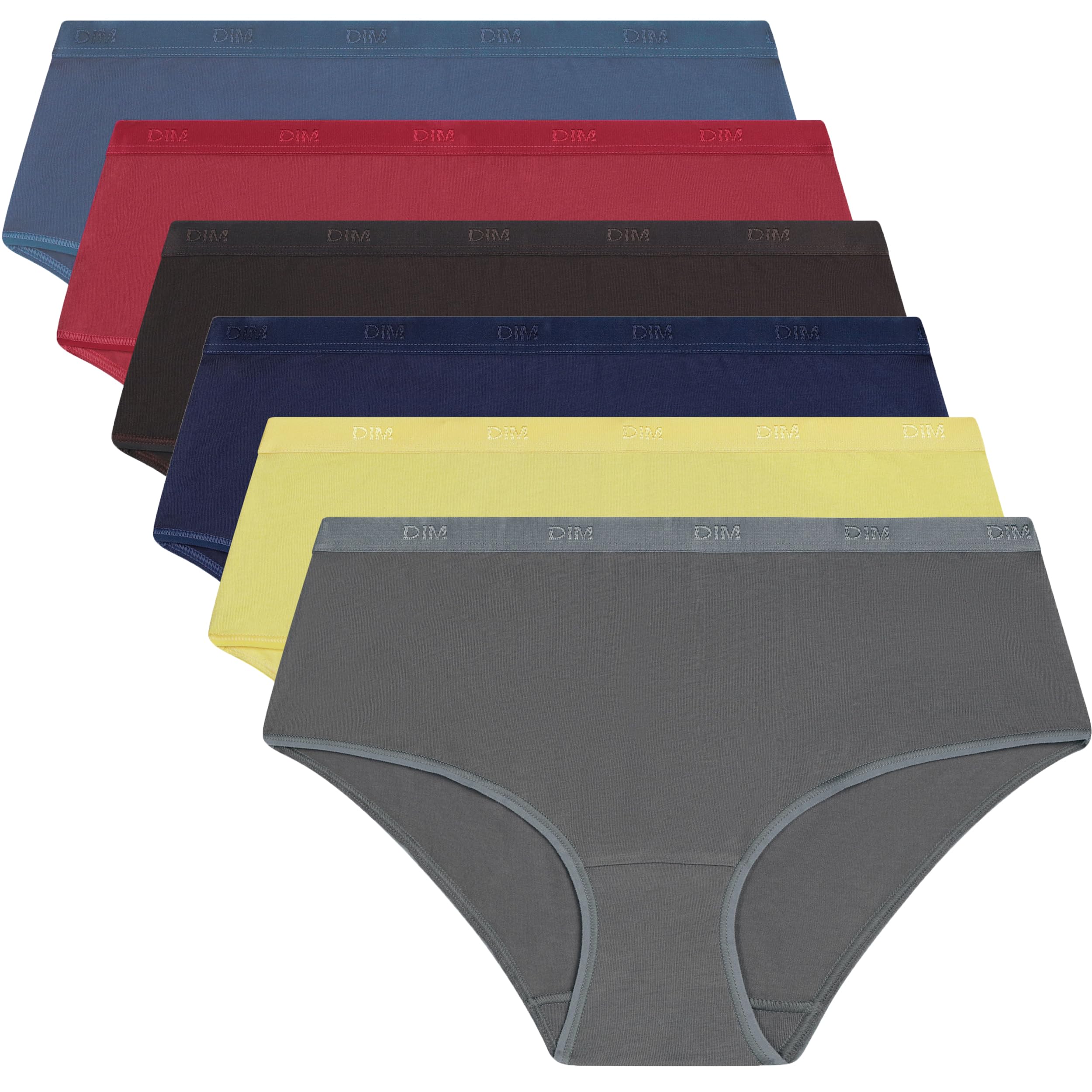 Dim Pockets Coton boxer donna 6 pack cotone multicolore