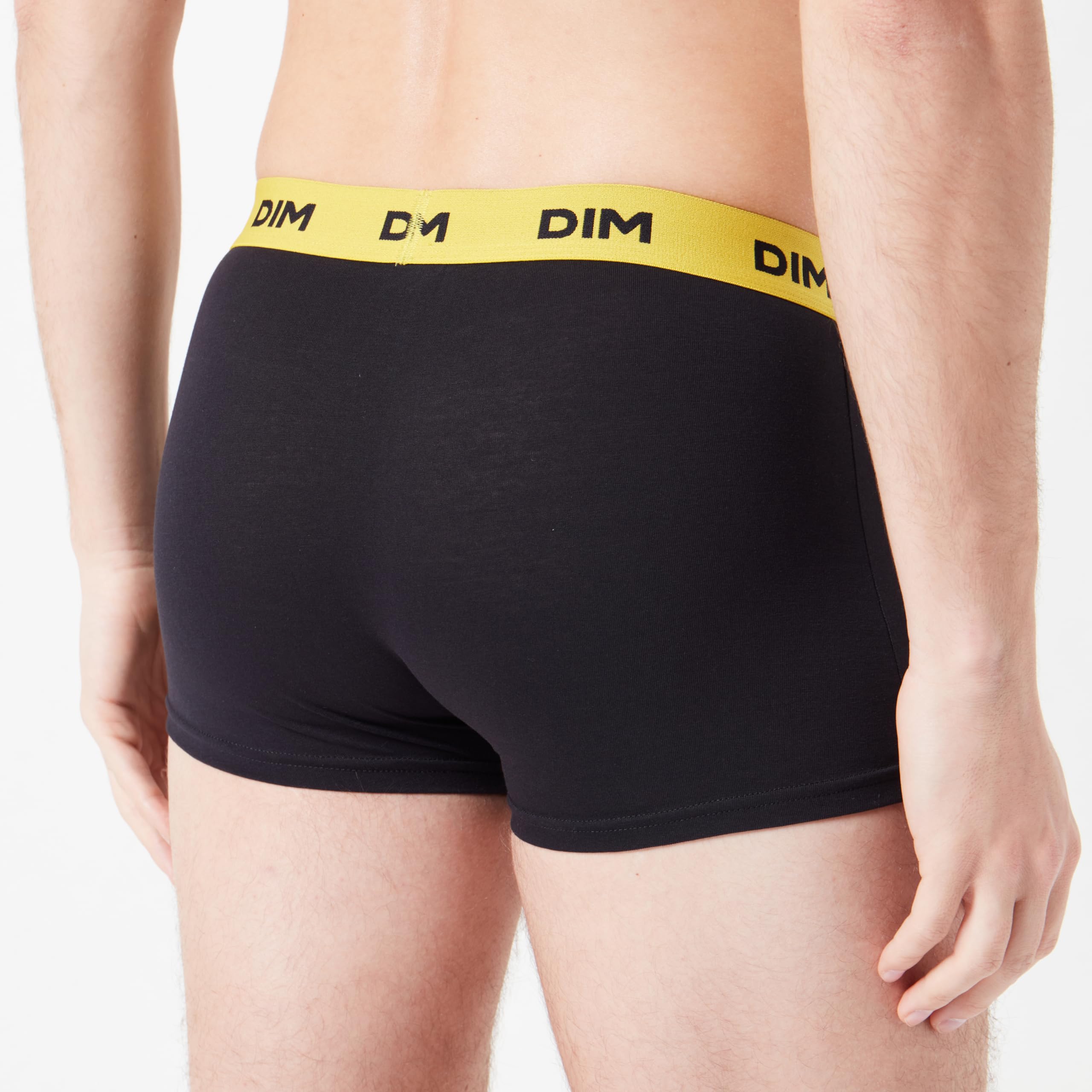 Dim Mix and Colors Boxer Uomo 6pz Cotone Nero Cintura Logo