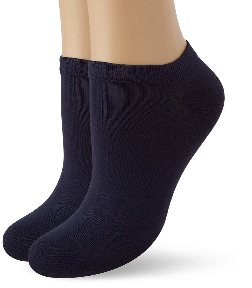 Dim Ecodim Socquettes Calze Donna Grigie x2 cotone bio