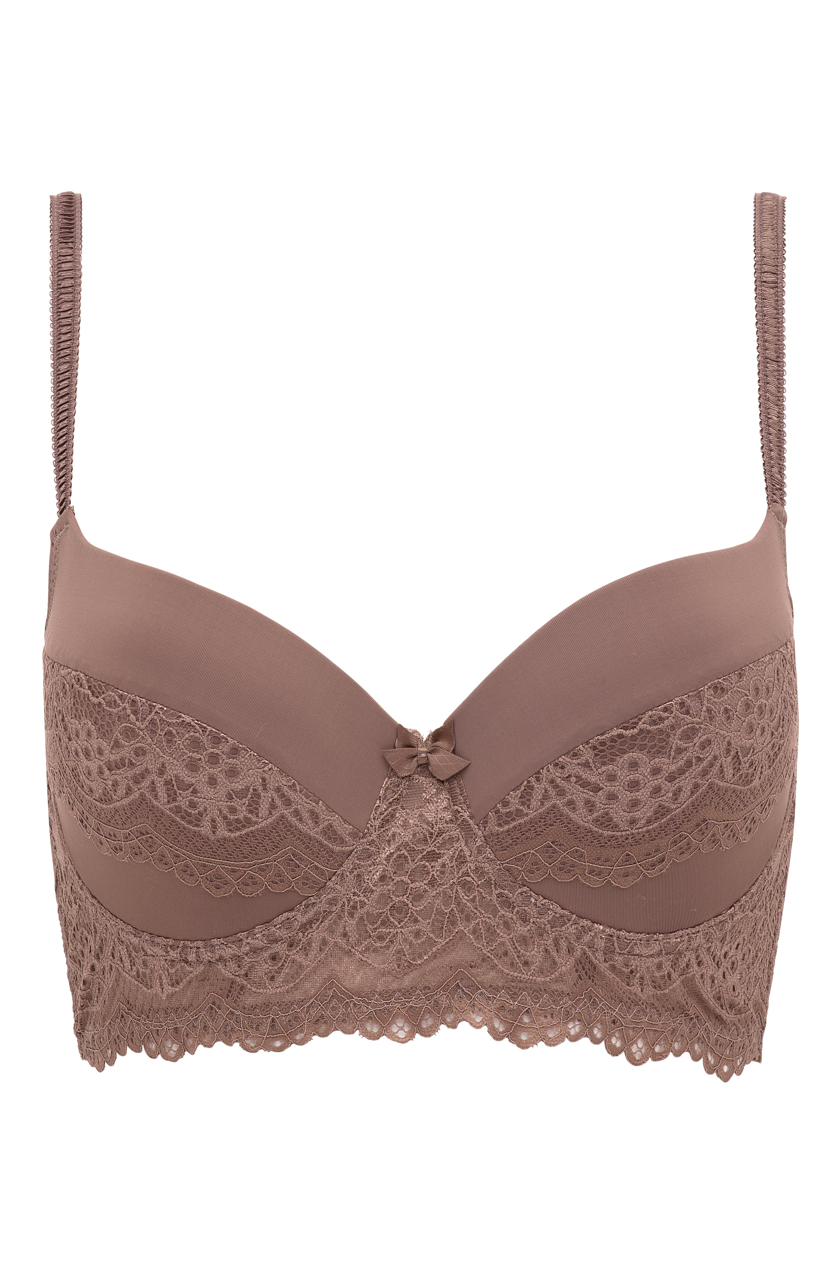 René Rofé Lace Longline Reggiseno 2 Pezzi in Pizzo