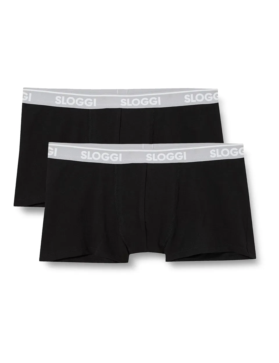 sloggi GO ABC Slip Hipster Uomo 2P M Nero Cotone