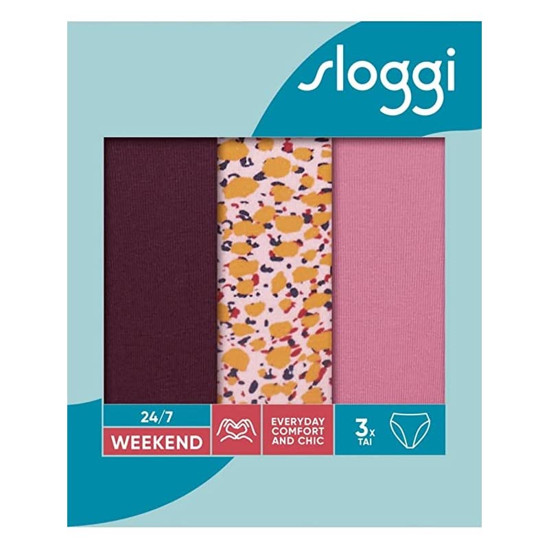 sloggi 24/7 Weekend Hipster slip donna 3 pezzi cotone